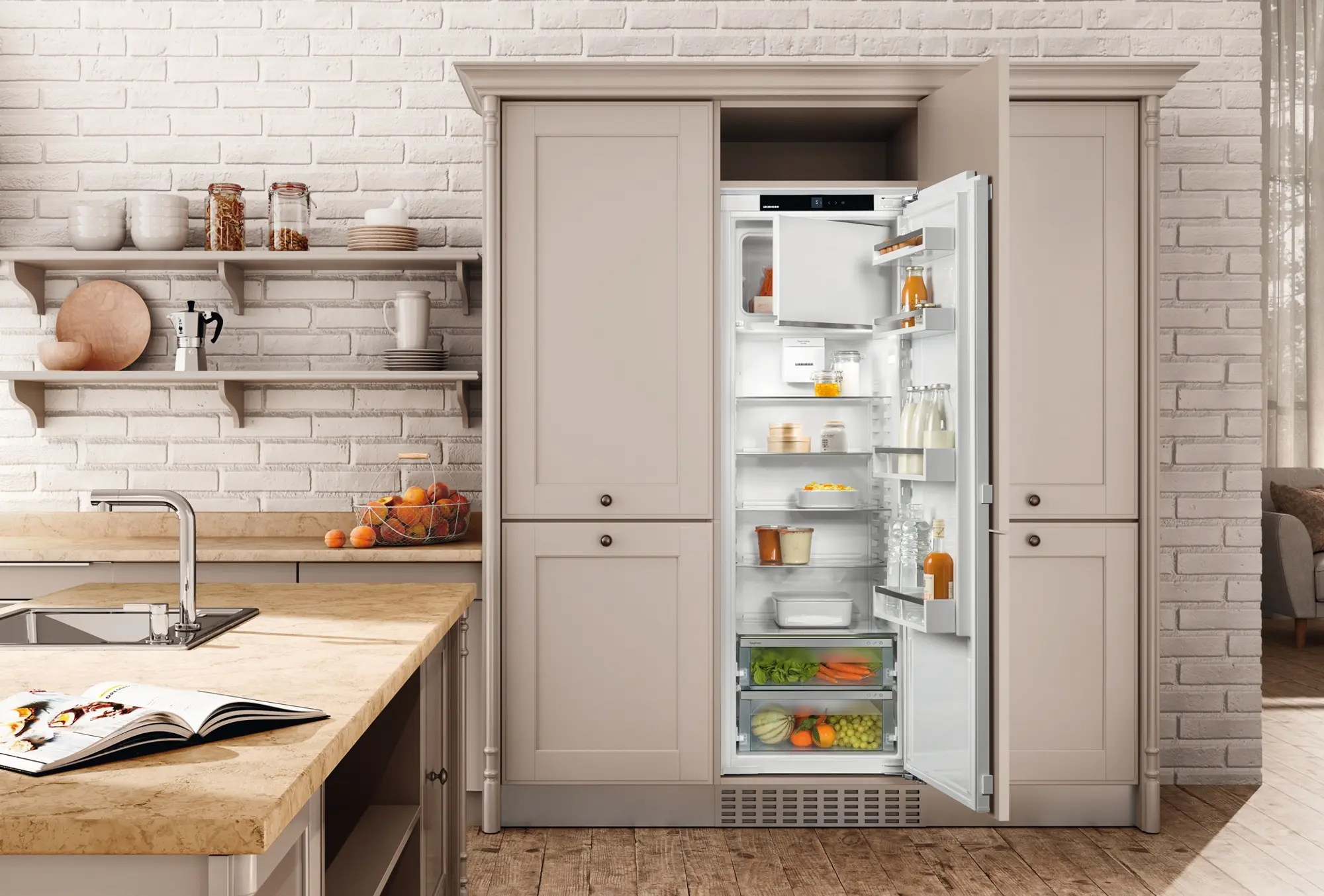 Liebherr built-in refrigerator — careful in-home service